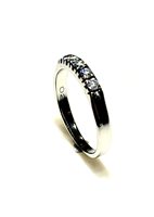 Anello Sommer Gioielli Donna CLASSICI in Oro bianco Diamante RIVIER DIA CT 0.23 G/VVS